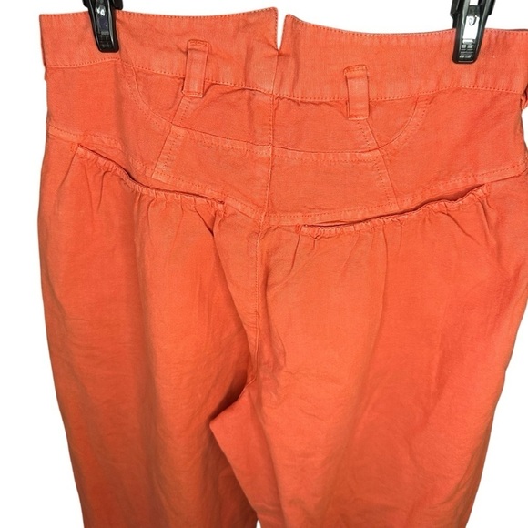 Free People Sweet Talk Chino Pants in Red Mango women size 4 NWOT - Picture 7 of 14